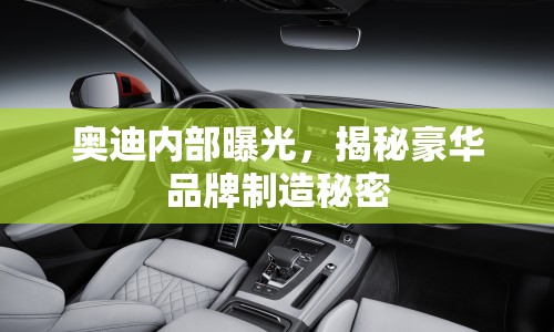 奧迪內(nèi)部曝光，揭秘豪華品牌制造秘密