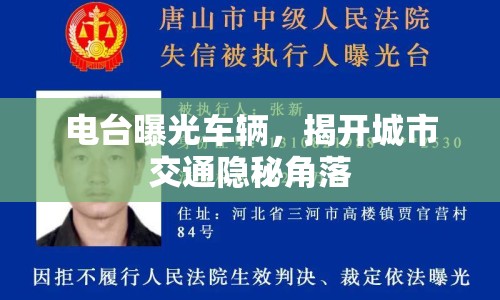 電臺曝光車輛，揭開城市交通隱秘角落