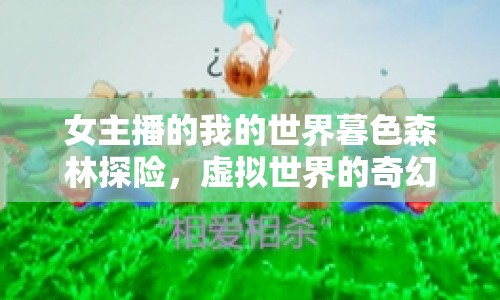 女主播的我的世界暮色森林探險，虛擬世界的奇幻之旅