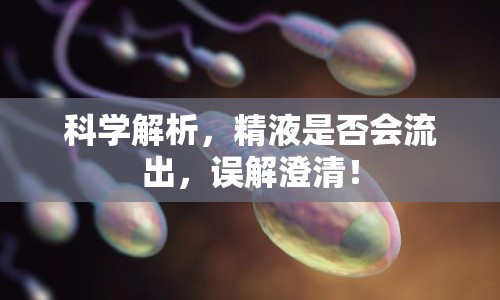 科學(xué)解析，精液是否會流出，誤解澄清！