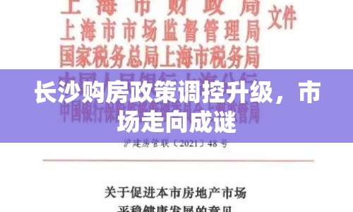 長沙購房政策調(diào)控升級，市場走向成謎