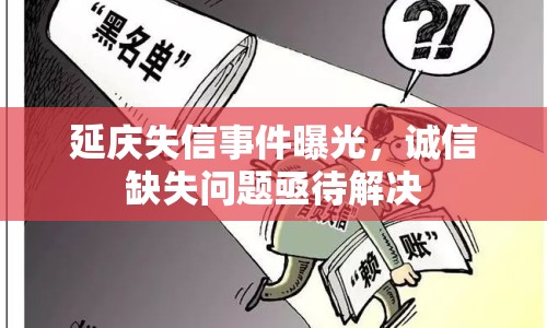 延慶失信事件曝光，誠信缺失問題亟待解決