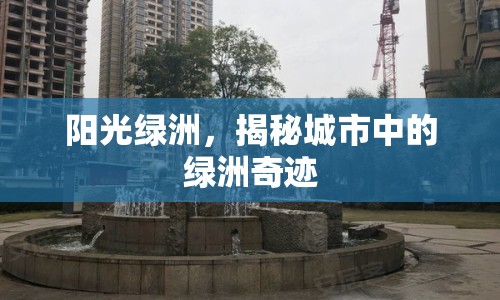 陽光綠洲，揭秘城市中的綠洲奇跡