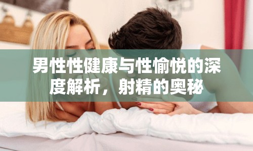 男性性健康與性愉悅的深度解析，射精的奧秘