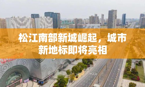 松江南部新城崛起，城市新地標(biāo)即將亮相