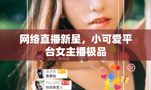 網(wǎng)絡(luò)直播新星，小可愛平臺(tái)女主播極品