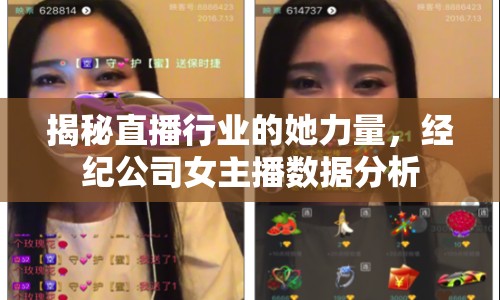 揭秘直播行業(yè)的她力量，經(jīng)紀(jì)公司女主播數(shù)據(jù)分析