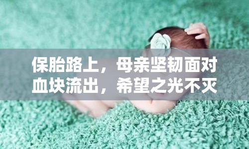 保胎路上，母親堅韌面對血塊流出，希望之光不滅