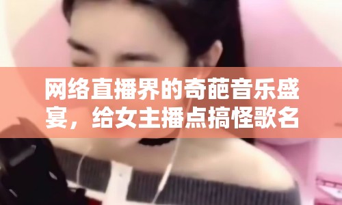 網(wǎng)絡(luò)直播界的奇葩音樂盛宴，給女主播點搞怪歌名