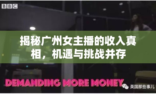 揭秘廣州女主播的收入真相，機(jī)遇與挑戰(zhàn)并存