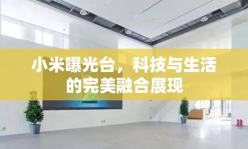 小米曝光臺(tái)，科技與生活的完美融合展現(xiàn)