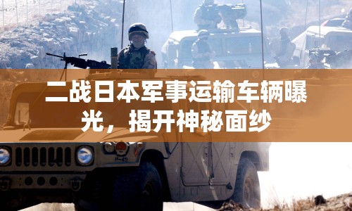 二戰(zhàn)日本軍事運輸車輛曝光，揭開神秘面紗