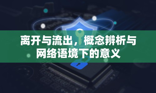 離開與流出，概念辨析與網(wǎng)絡(luò)語(yǔ)境下的意義