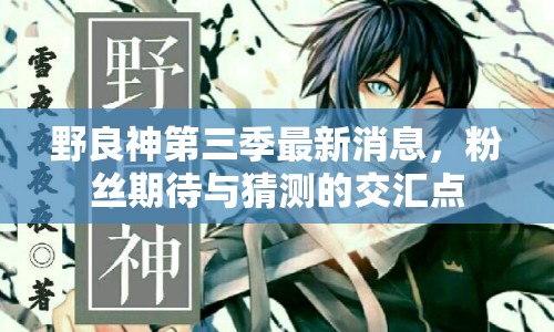 野良神第三季最新消息，粉絲期待與猜測的交匯點(diǎn)