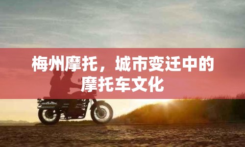 梅州摩托，城市變遷中的摩托車文化