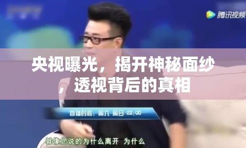 央視曝光，揭開神秘面紗，透視背后的真相