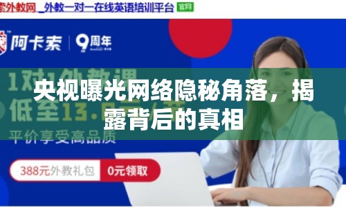 央視曝光網(wǎng)絡(luò)隱秘角落，揭露背后的真相