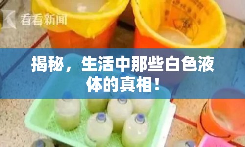揭秘，生活中那些白色液體的真相！