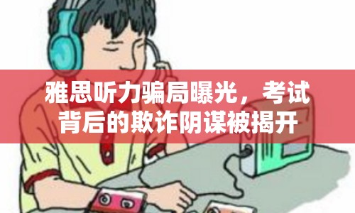 雅思聽力騙局曝光，考試背后的欺詐陰謀被揭開