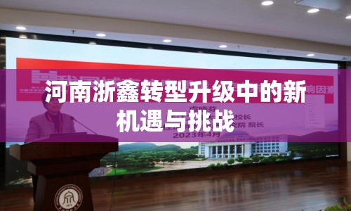 河南浙鑫轉(zhuǎn)型升級中的新機遇與挑戰(zhàn)
