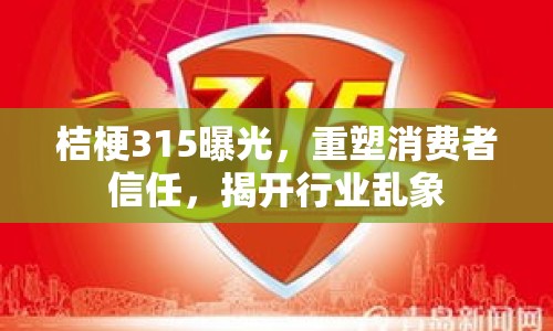 桔梗315曝光，重塑消費者信任，揭開行業(yè)亂象