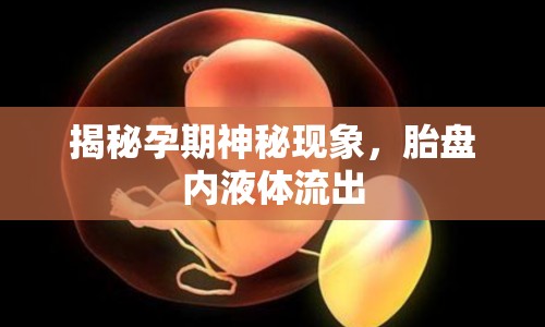 揭秘孕期神秘現(xiàn)象，胎盤內(nèi)液體流出