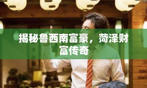 揭秘魯西南富豪，菏澤財富傳奇