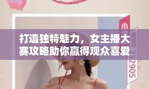 打造獨特魅力，女主播大賽攻略助你贏得觀眾喜愛