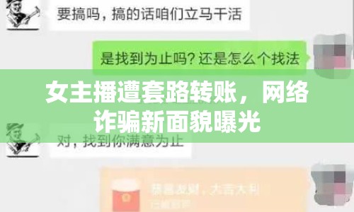 女主播遭套路轉(zhuǎn)賬，網(wǎng)絡(luò)詐騙新面貌曝光