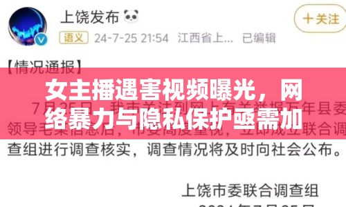 女主播遇害視頻曝光，網(wǎng)絡(luò)暴力與隱私保護亟需加強