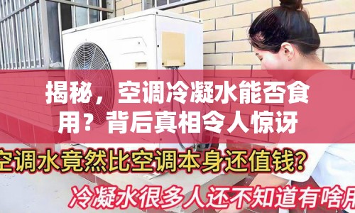 揭秘，空調(diào)冷凝水能否食用？背后真相令人驚訝