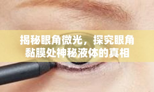 揭秘眼角微光，探究眼角黏膜處神秘液體的真相