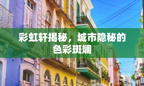 彩虹軒揭秘，城市隱秘的色彩斑斕