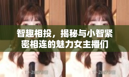 智趣相投，揭秘與小智緊密相連的魅力女主播們