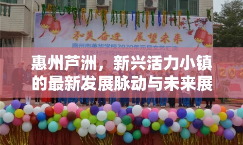 惠州蘆洲，新興活力小鎮(zhèn)的最新發(fā)展脈動(dòng)與未來(lái)展望