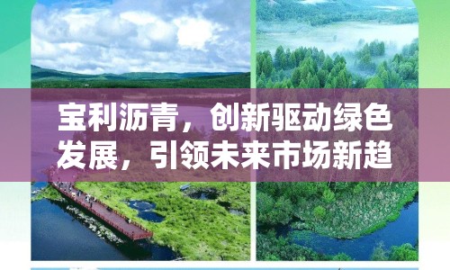 寶利瀝青，創(chuàng)新驅(qū)動(dòng)綠色發(fā)展，引領(lǐng)未來市場(chǎng)新趨勢(shì)