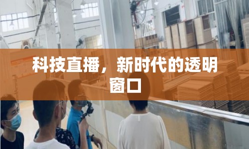 科技直播，新時(shí)代的透明窗口
