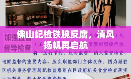 佛山紀檢鐵腕反腐，清風揚帆再啟航