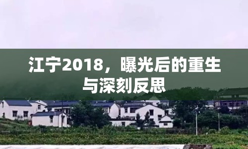 江寧2018，曝光后的重生與深刻反思