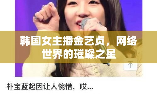 韓國女主播金藝貞，網(wǎng)絡世界的璀璨之星