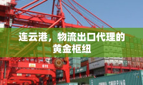 連云港，物流出口代理的黃金樞紐