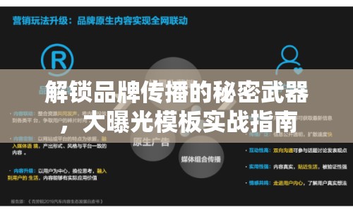 解鎖品牌傳播的秘密武器，大曝光模板實(shí)戰(zhàn)指南