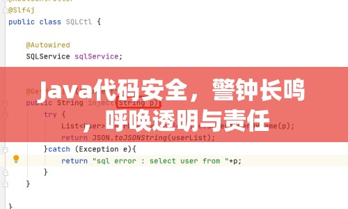 Java代碼安全，警鐘長鳴，呼喚透明與責(zé)任