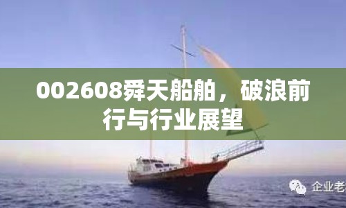 002608舜天船舶，破浪前行與行業(yè)展望
