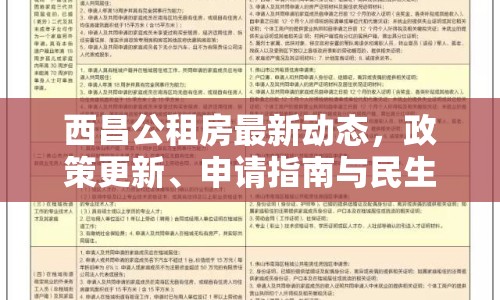 西昌公租房最新動(dòng)態(tài)，政策更新、申請(qǐng)指南與民生關(guān)懷