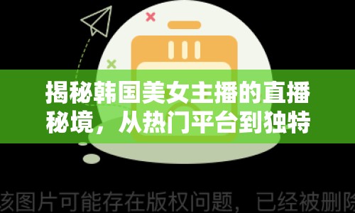 揭秘韓國美女主播的直播秘境，從熱門平臺到獨特魅力