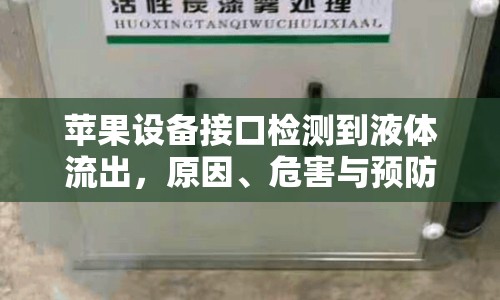 蘋果設(shè)備接口檢測到液體流出，原因、危害與預(yù)防措施