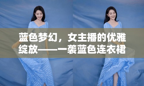 藍(lán)色夢(mèng)幻，女主播的優(yōu)雅綻放——一襲藍(lán)色連衣裙的魅力解析