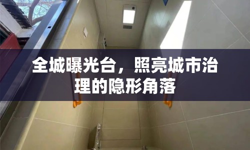 全城曝光臺(tái)，照亮城市治理的隱形角落