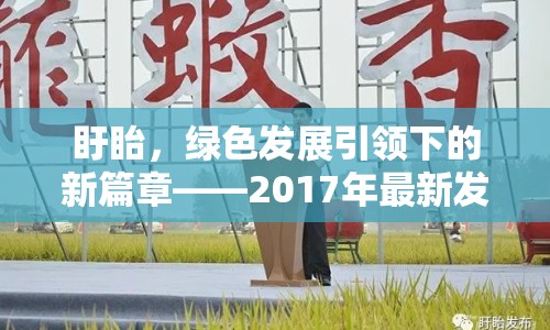 盱眙，綠色發(fā)展引領(lǐng)下的新篇章——2017年最新發(fā)展動態(tài)與成就
